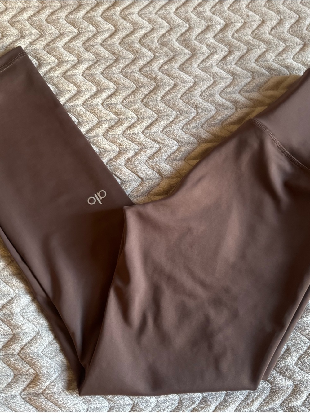 ALO Yoga Brown High-Waist Leggings